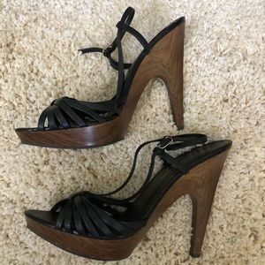 Jessica Simpson wooden heels